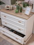 Hanah Home Monte Cómoda Crema y Roble